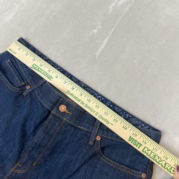 Levis 525 Jeans Womens 16 Blue Denim Perfect Waist Bootcut Tummy Control Casual - Picture 6 of 12